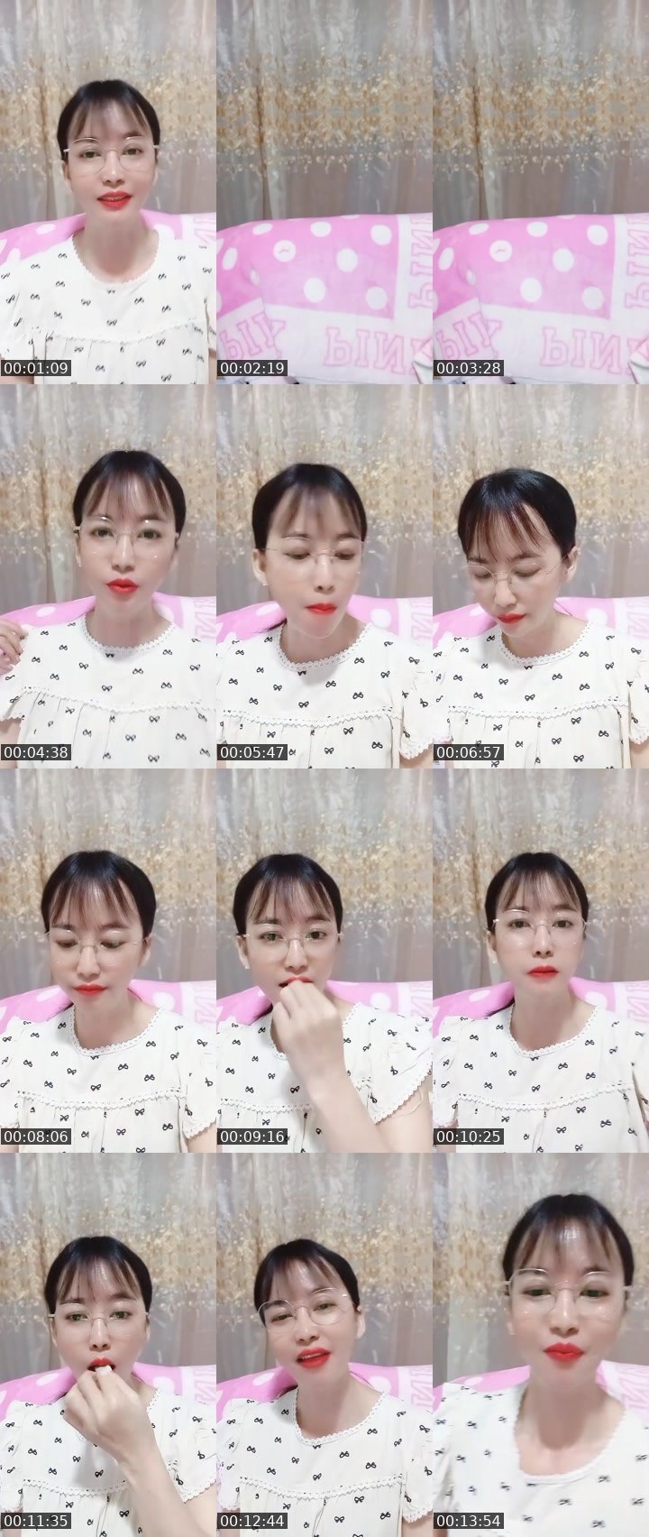 Contact-sheet preview of 💎เอวา​🌾BRB vj🧧🎁's MICO Live recording