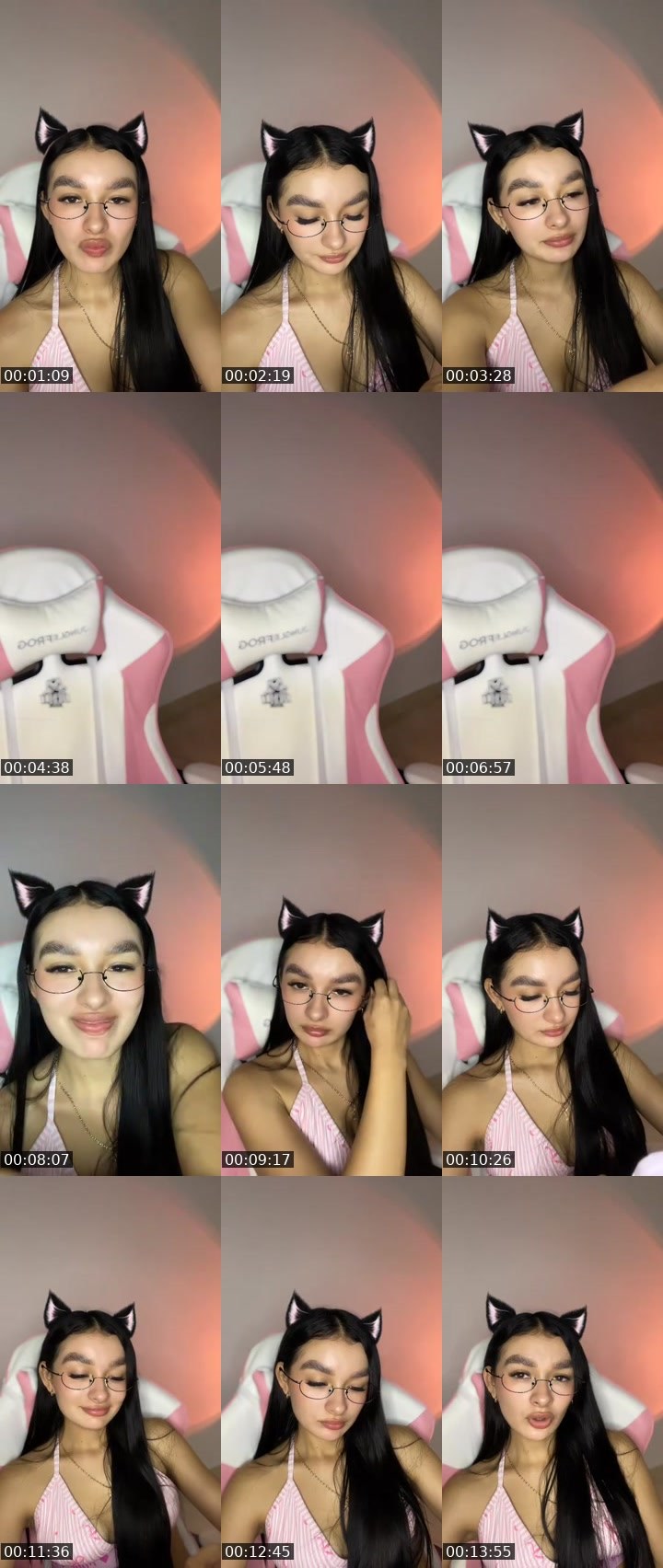 Contact-sheet preview of 𑣲 𝐋𝐮𝐮🐅's MICO Live recording