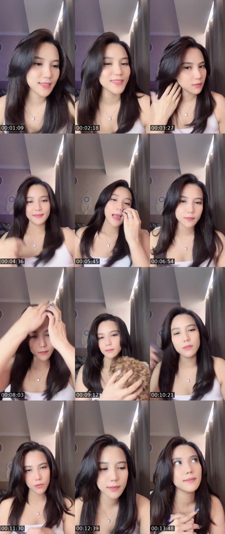 Contact-sheet preview of ᴮᵉᵃʳ🐻Julietbella's MICO Live recording