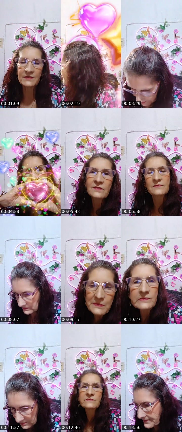 Contact-sheet preview of 🐢Luz Marina💸🤠 ⷨ's MICO Live recording