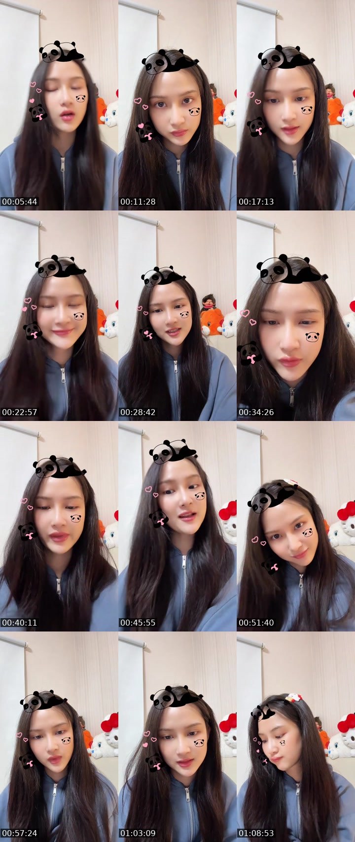 Contact-sheet preview of Nadearโว้ย🤍🌷🦋⋆🅱🅴🅴⋆'s MICO Live recording