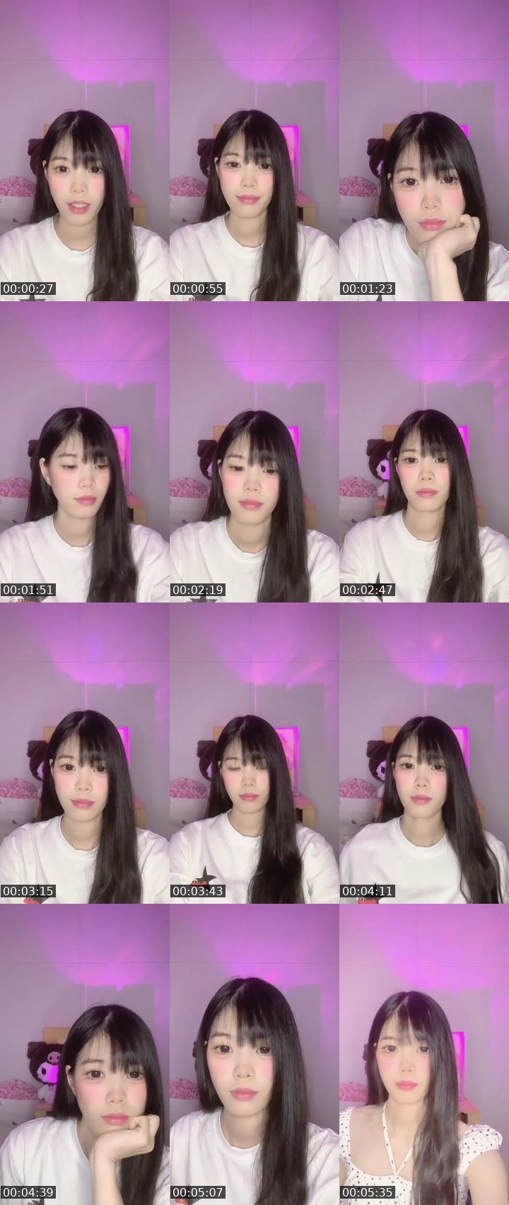 Contact-sheet preview of 🗝️🎀  𝒳𝓊 𝓀𝒶  🎀's MICO Live recording