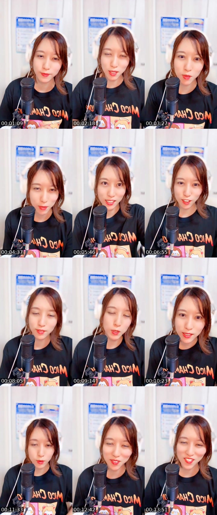 Contact-sheet preview of NATSUKI🌺🌙*ﾟ's MICO Live recording