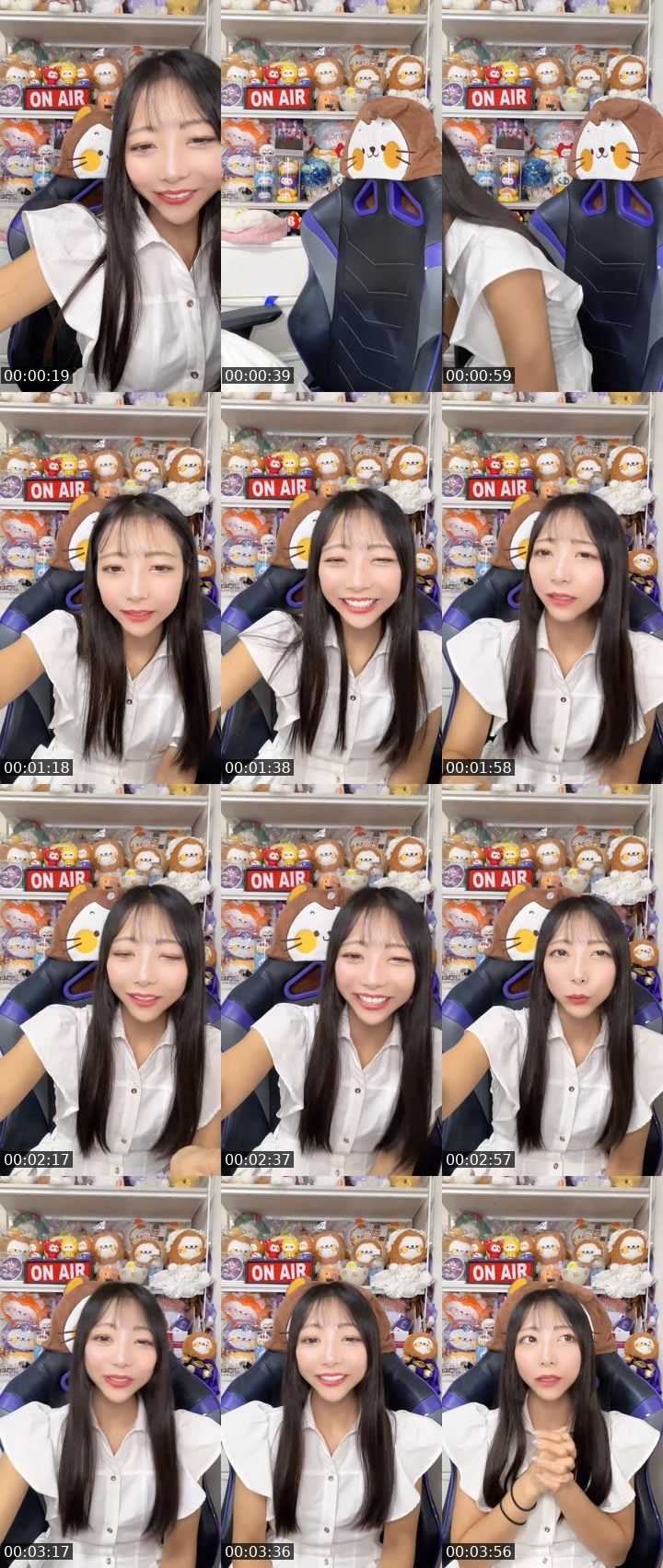 Contact-sheet preview of あいりんちやん。💜 Airin💜's MICO Live recording