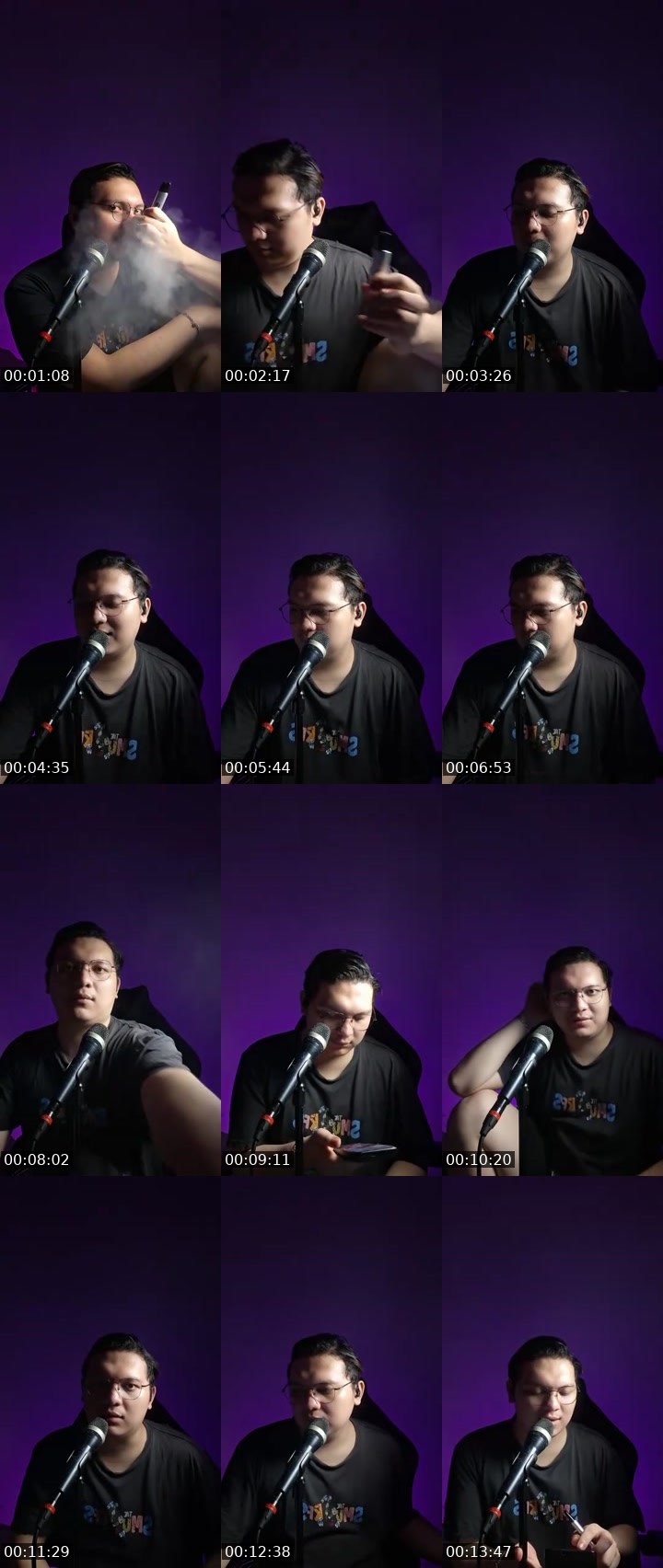 Contact-sheet preview of ᴮᵉᵃʳ🐻 Josia🎙's MICO Live recording