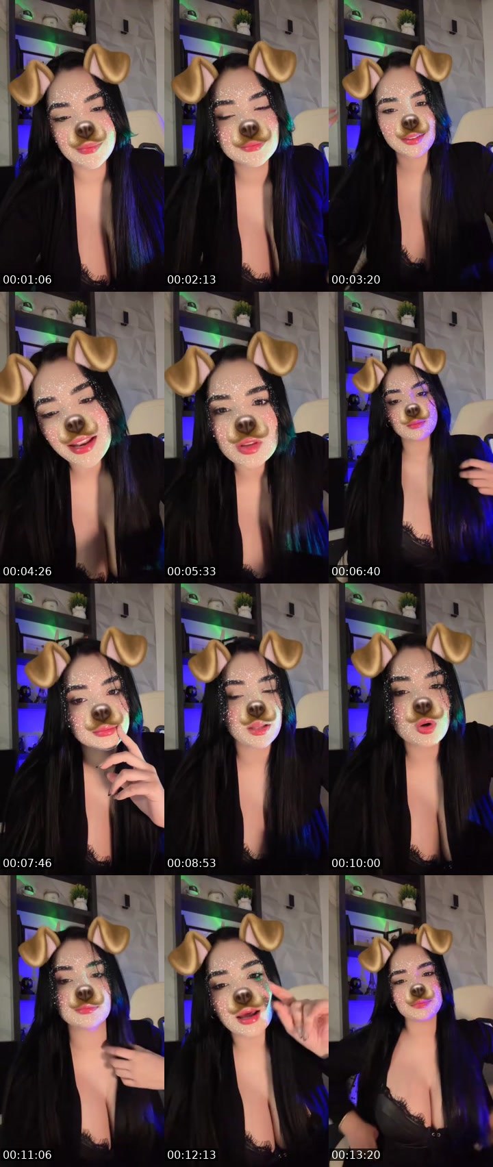 Contact-sheet preview of ♛𝒜𝓃𝓃𝓎♡ᴬ🍒's MICO Live recording