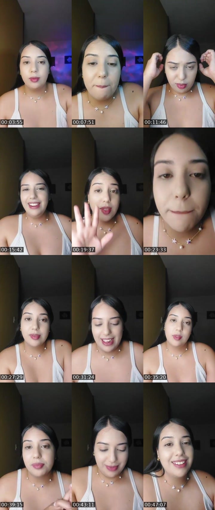 Contact-sheet preview of 🦅🍧𝐆𝐄𝐍𝐄💘's MICO Live recording