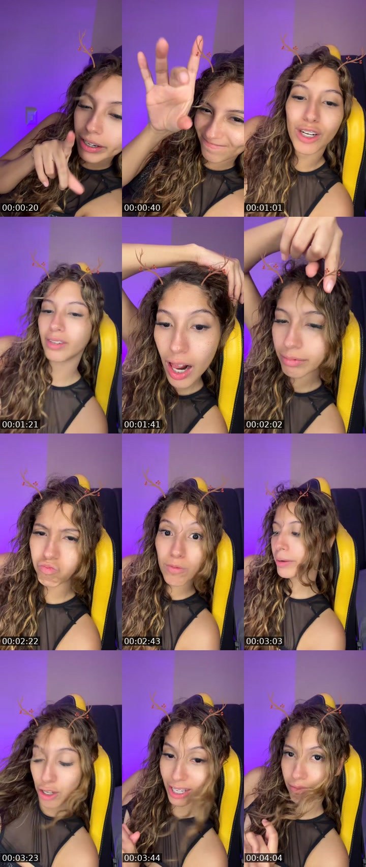 Contact-sheet preview of AndreaVM🦁🌻's MICO Live recording
