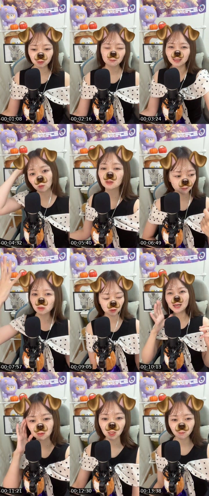 Contact-sheet preview of うにいくら🦓🥝's MICO Live recording