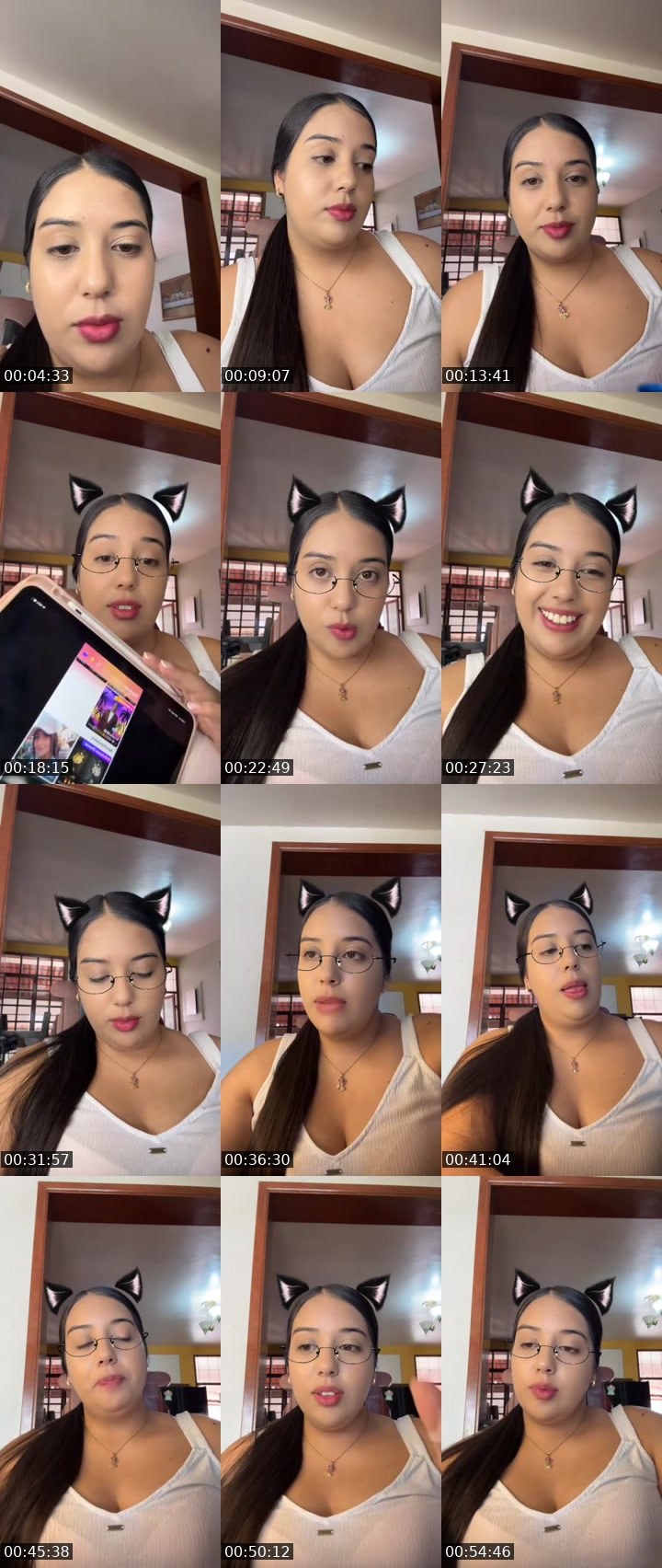 Contact-sheet preview of 🦅🍧𝐆𝐄𝐍𝐄💘🧸's MICO Live recording