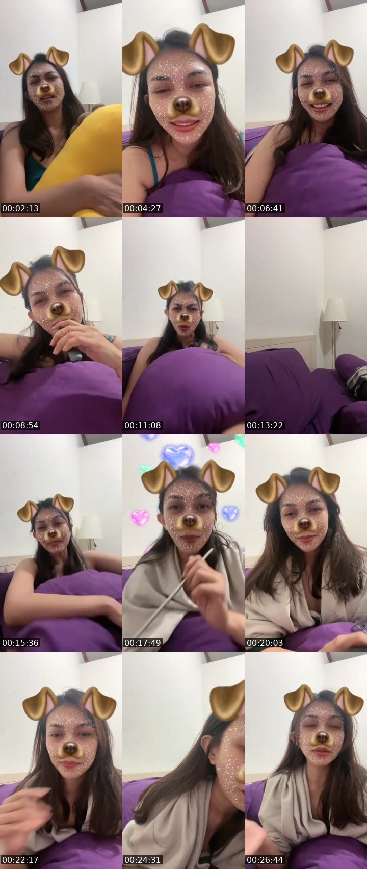 Contact-sheet preview of ᶜʳᵒʷ  Cherry 🍒 ❤️‍🩹's MICO Live recording