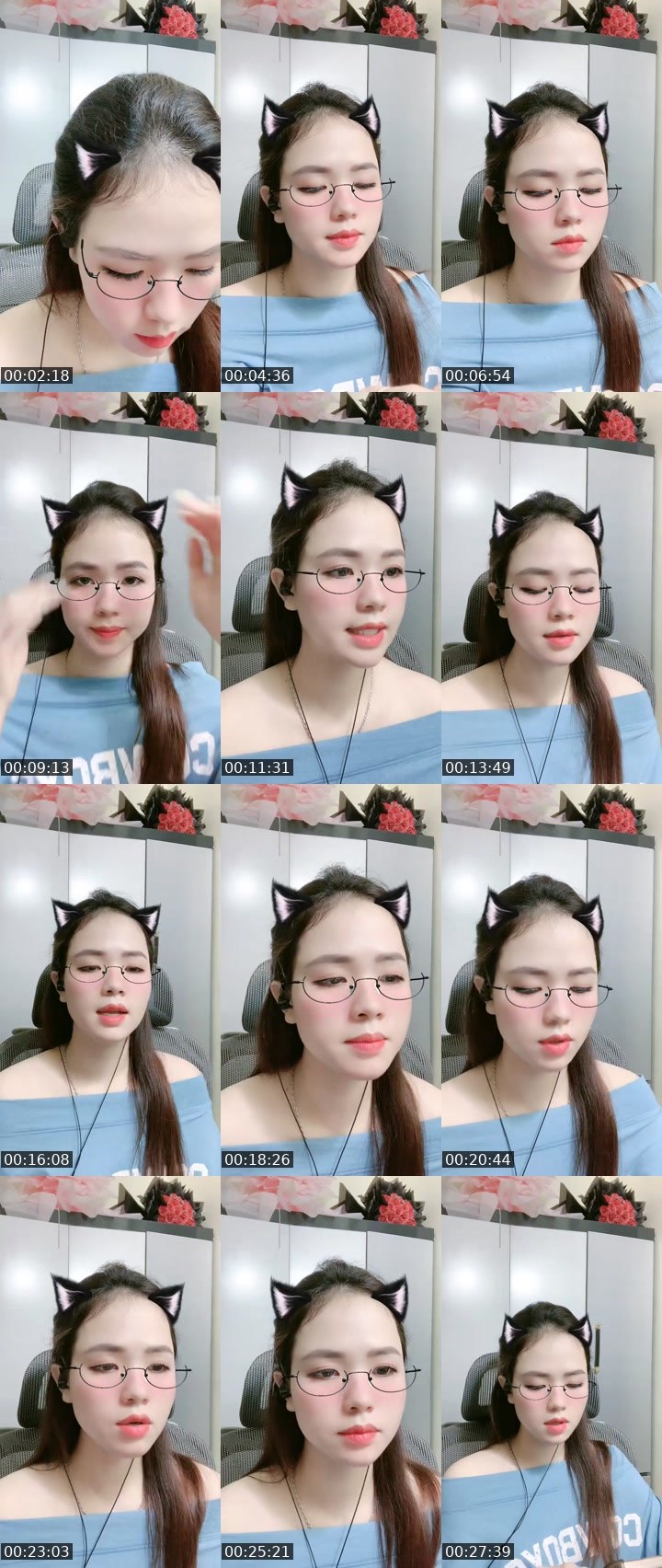 Contact-sheet preview of 🌻 ⓢⓤⓡⓘ 🐶🌈🍀's MICO Live recording