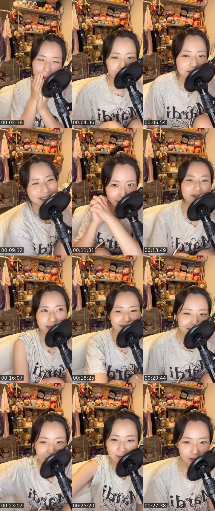 Contact-sheet preview of れい🥞9/21-30｜19:00's MICO Live recording