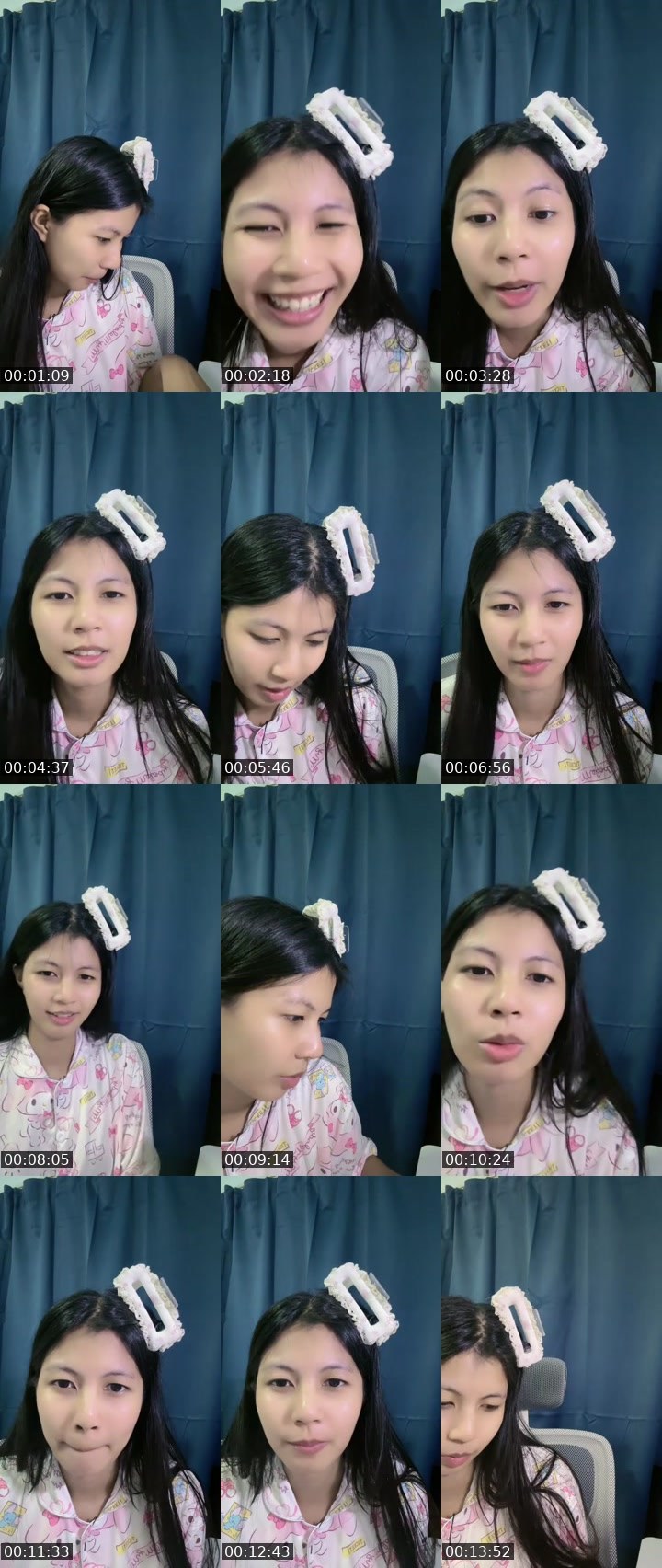 Contact-sheet preview of [🧋] milktea new vj - naam🐰's MICO Live recording