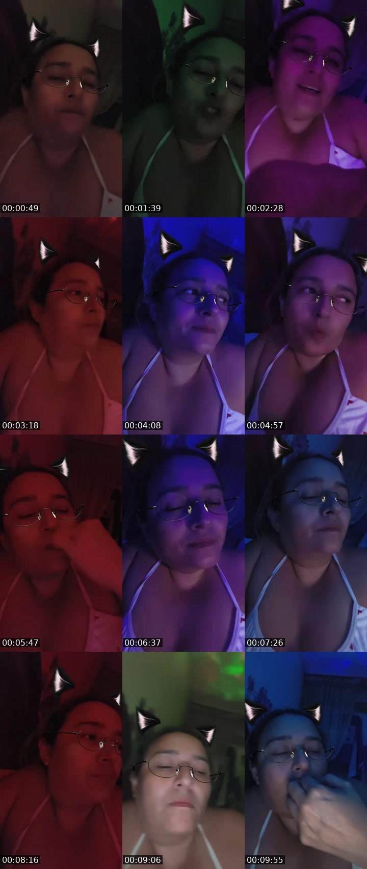 Contact-sheet preview of 🖕ꨄ🐰⚡ⷩqǝqǝsᴉʇɐ🐶🥃🎮🇧🇷👑ᴳ's MICO Live recording