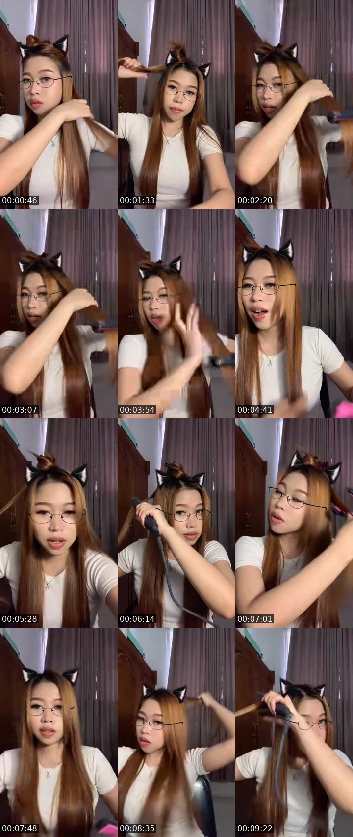 Contact-sheet preview of ᴴᴰ Valen SIBUK♡'s MICO Live recording