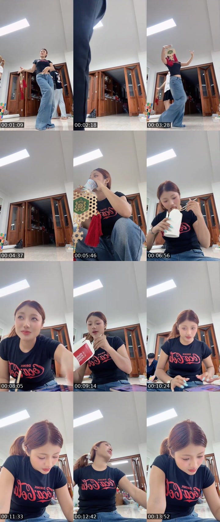 Contact-sheet preview of Sly new VJ 🪷กอบัว 🫧's MICO Live recording