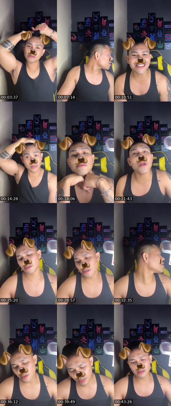 Contact-sheet preview of KENᴳᴸᴬᴹᴼᵁᴿ's MICO Live recording