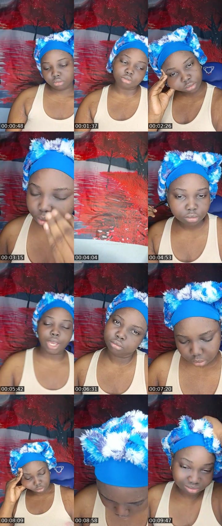 Contact-sheet preview of ❤𝐇𝐁𝐃🐽𝐓𝐑𝐈🅒𝐈𝐀🍫🫦🥷🏾⚒'s MICO Live recording