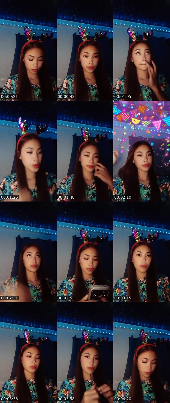 Contact-sheet preview of ☪️ÇHÍNÉÉ 🍀MHA7741's MICO Live recording