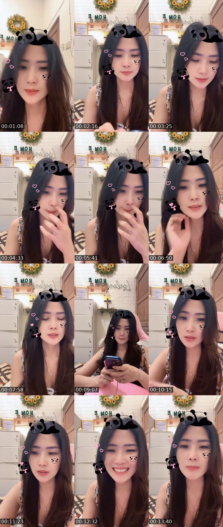 Contact-sheet preview of 🌸Caifu Kawaii🐺[T-REX]🦖6's MICO Live recording