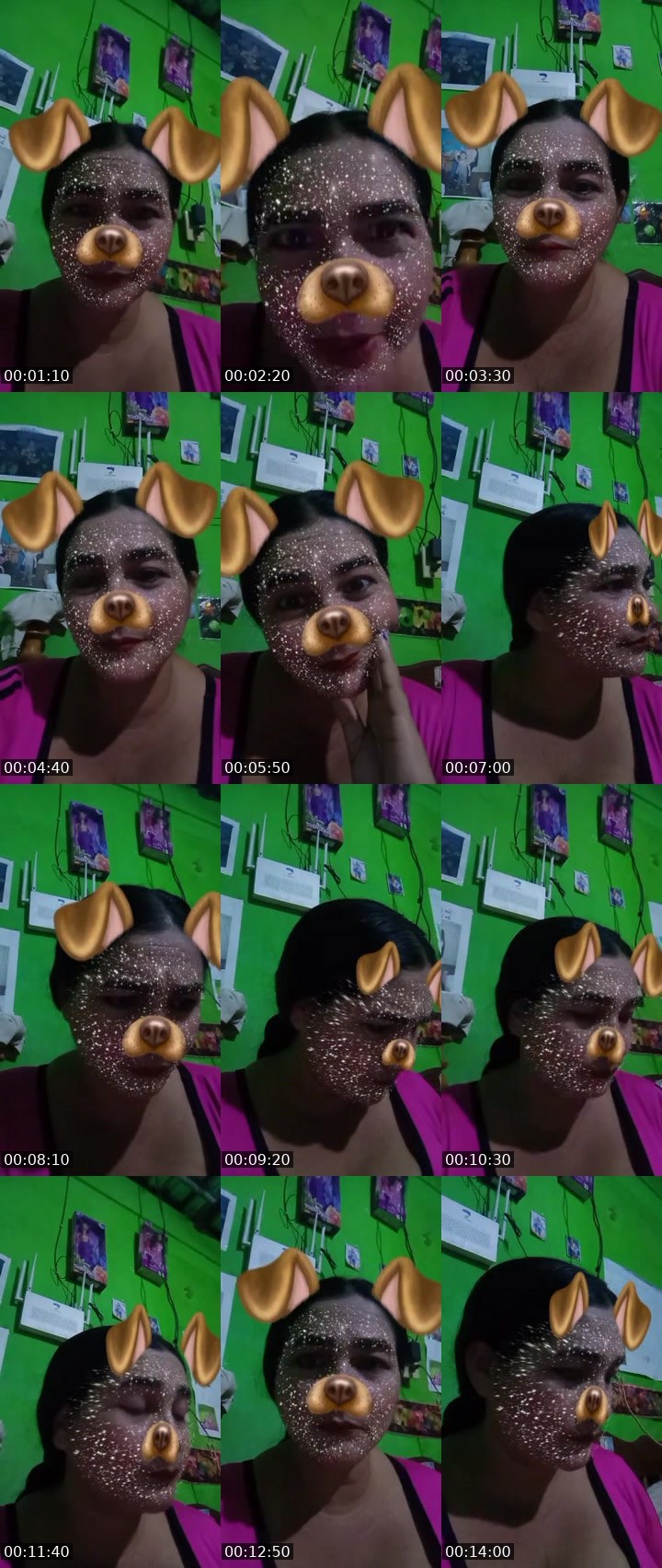 Contact-sheet preview of 𝓢ᴮ🔱🐺 ͫCarol de borrachito🥥's MICO Live recording