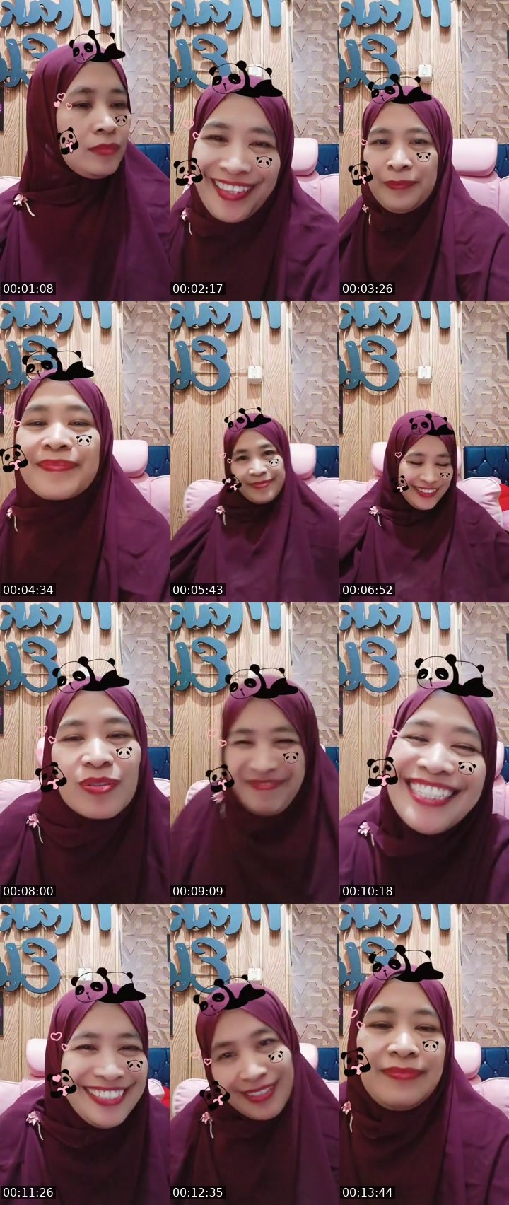Contact-sheet preview of ༄.° 🥝Ma'Elisᴱᴸᴵᵀᴱ🏹💋👶🏻's MICO Live recording