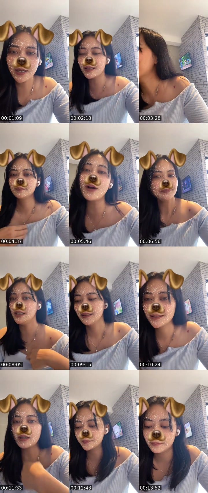 Contact-sheet preview of ᴸᵐ Chika ˣ ᵐᵒᵒⁿ🌕✨'s MICO Live recording