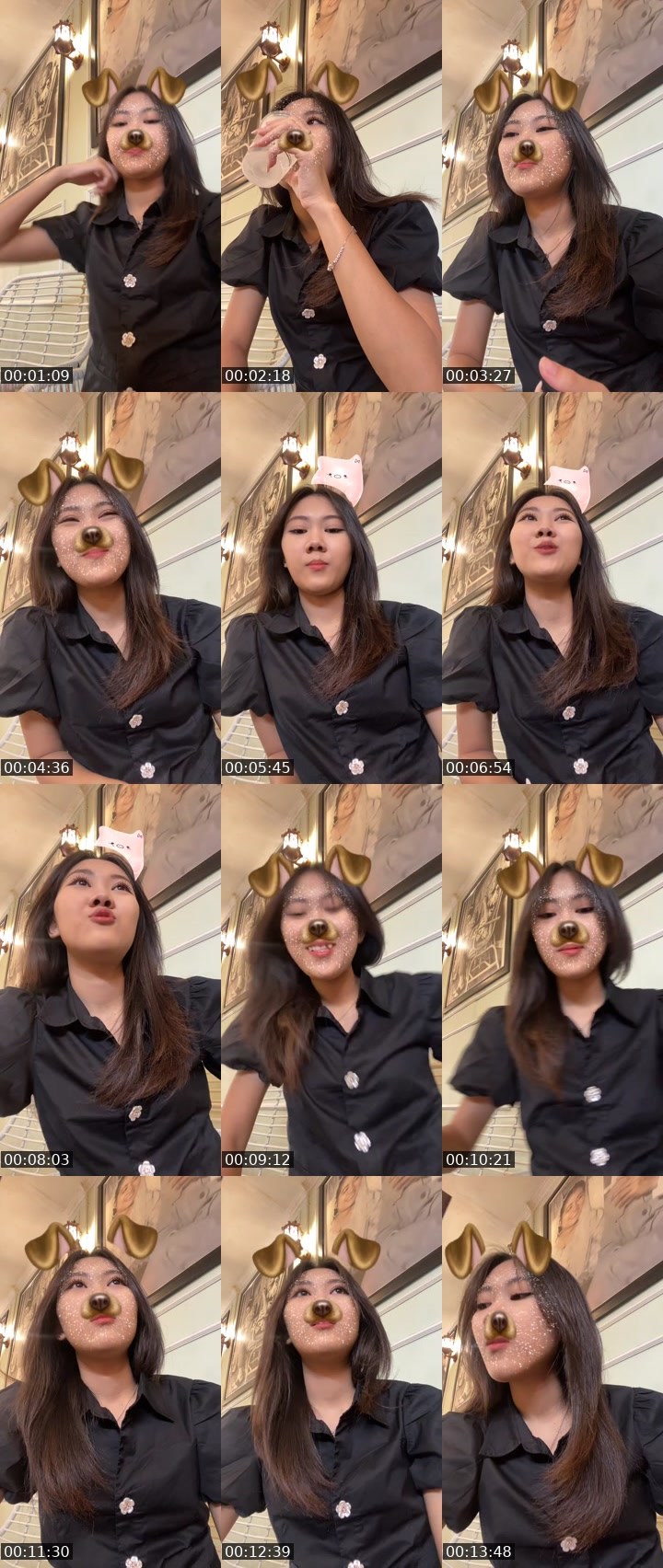 Contact-sheet preview of ᴱᴸᴵᵀᴱ Claire💗's MICO Live recording