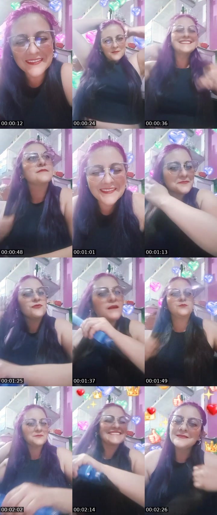 Contact-sheet preview of 💠🦋ᷮ𝓢ᴮCamila🌻's MICO Live recording
