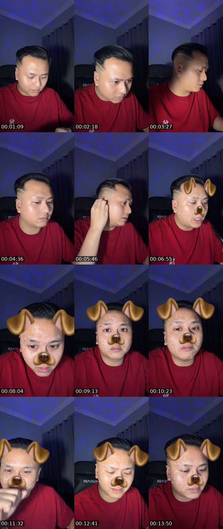 Contact-sheet preview of Raff 👶🏻👅 🏹 🧠🧬ᴱᴸᴵᵀᴱ's MICO Live recording