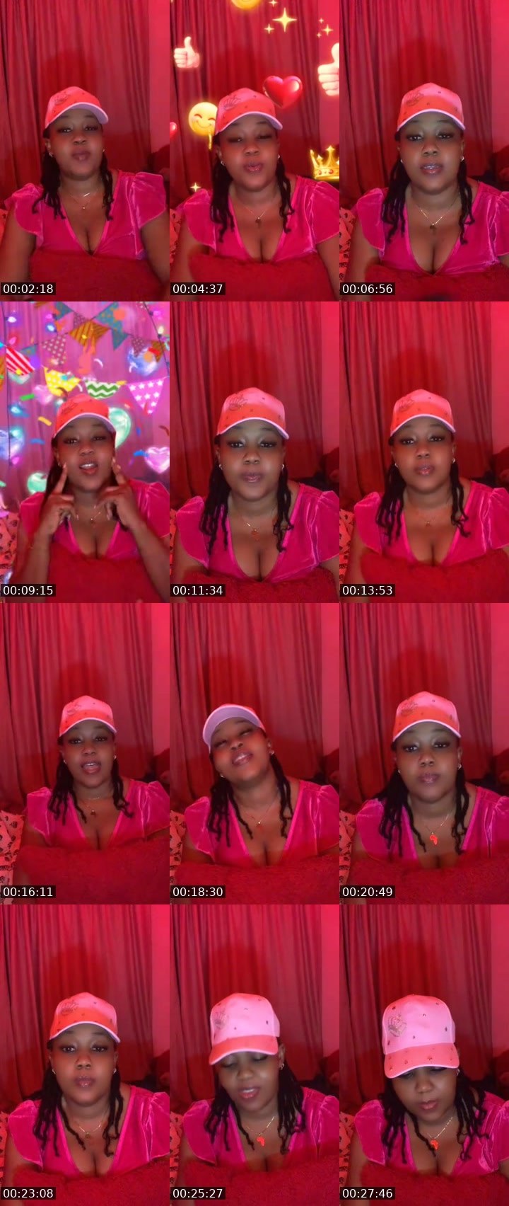 Contact-sheet preview of 5️⃣⭐️⚔️Angel😇Lily💙's MICO Live recording