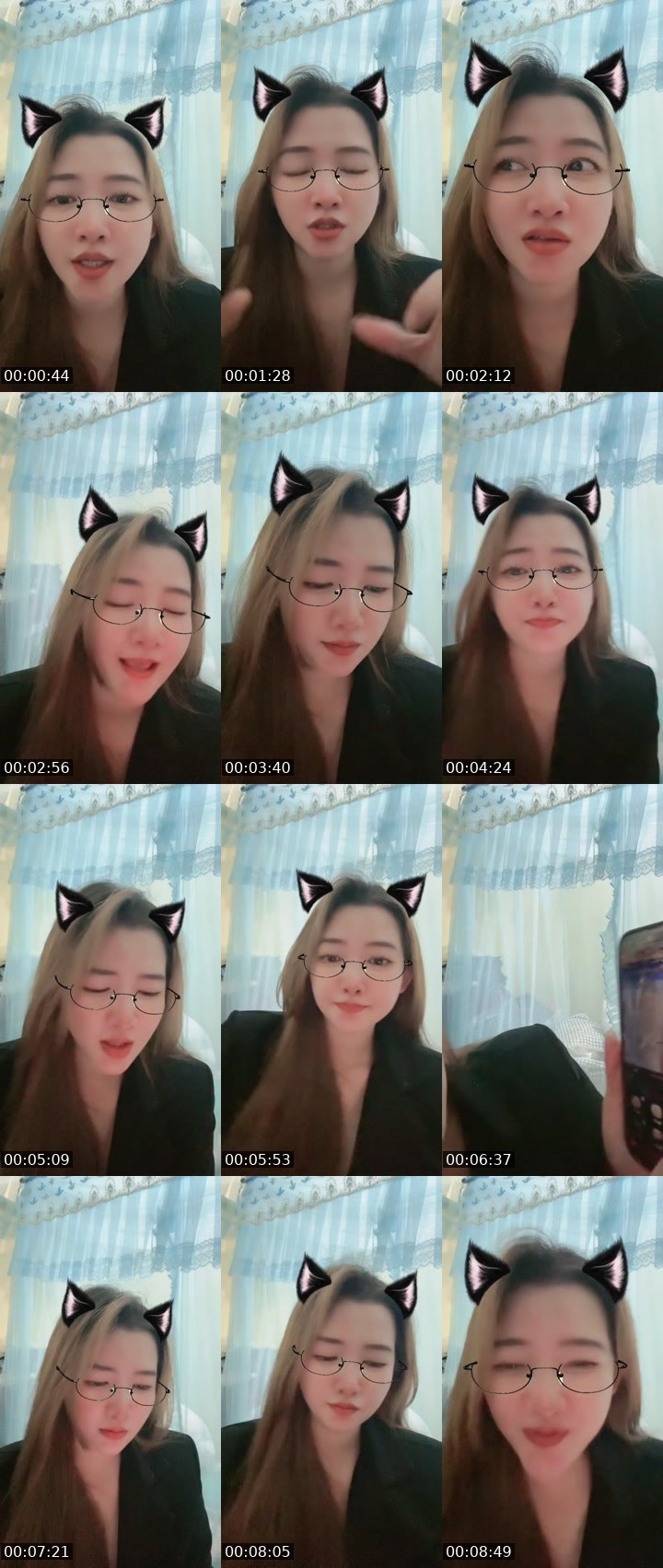 Contact-sheet preview of AD 😜Bé Mèo 😼's MICO Live recording
