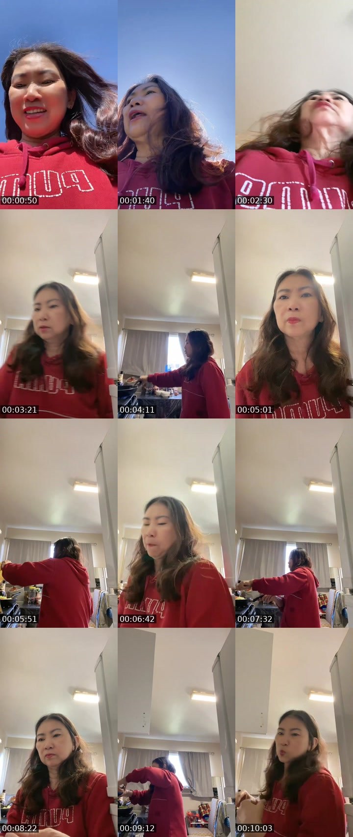 Contact-sheet preview of Đào Nga's MICO Live recording