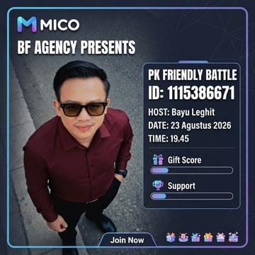 Contact-sheet preview of в𝒇 Bayu Leghit xᴹᴱᴬᵂ😈🥝💅's MICO Live recording