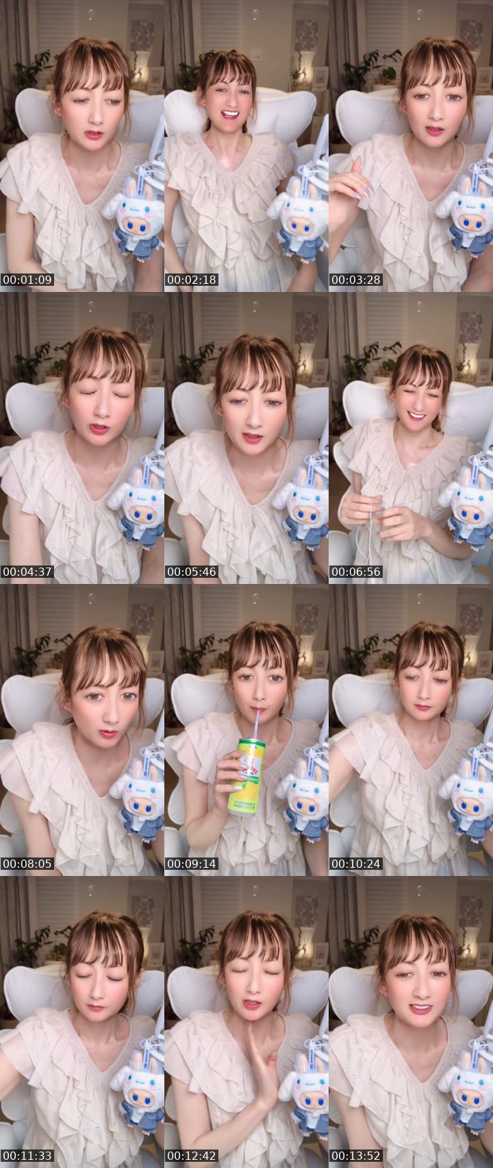 Contact-sheet preview of サラちゃん🍿💭's MICO Live recording