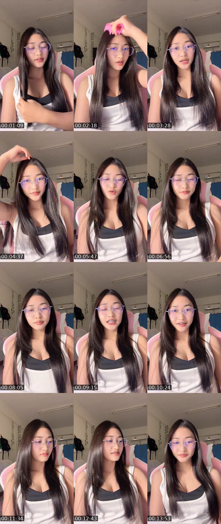 Contact-sheet preview of [🧋] milktea New vj-ออย🎀🩰's MICO Live recording