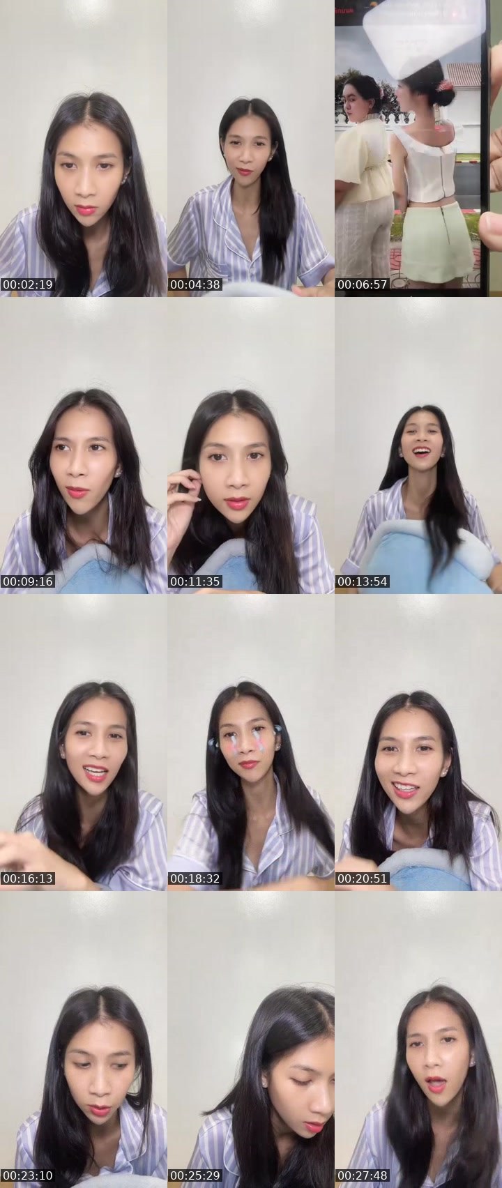 Contact-sheet preview of [🍇] vj. ไอจูนเอง 🥓🧁💖's MICO Live recording