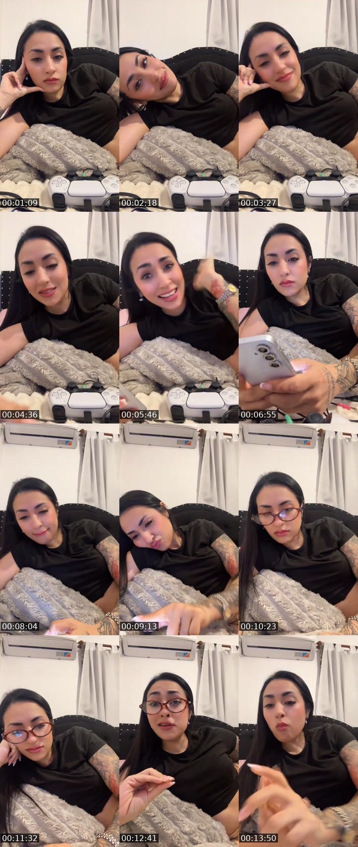 Contact-sheet preview of 🖤♛ 𝐌𝐄𝐆🐆🧸ྀི's MICO Live recording