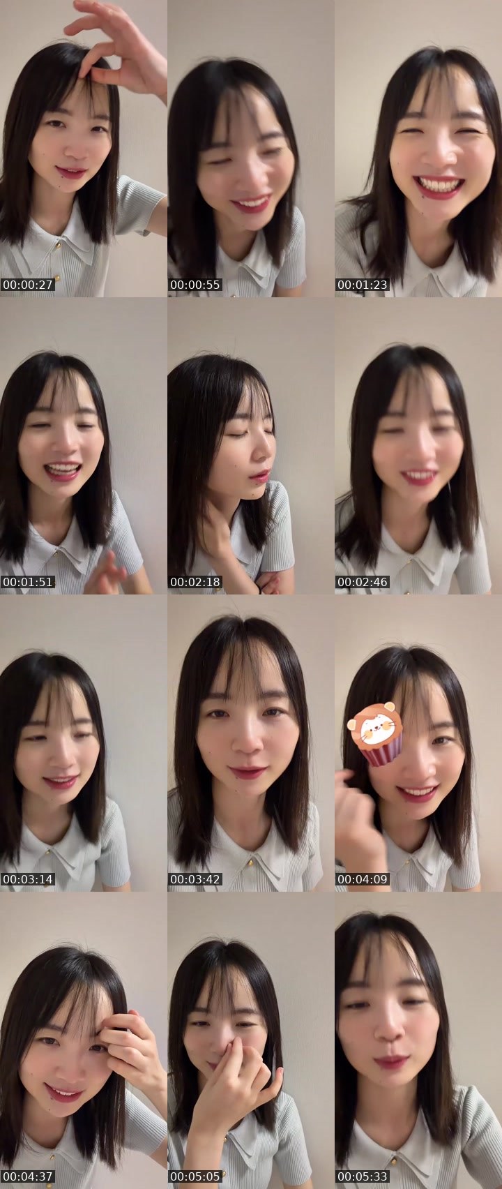 Contact-sheet preview of みぃღ's MICO Live recording