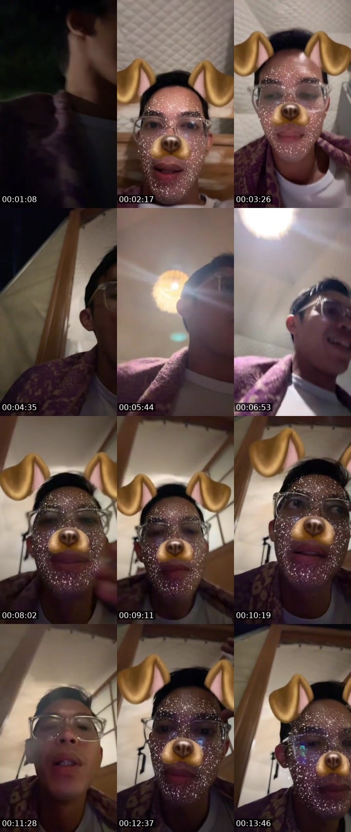 Contact-sheet preview of 🐻👨🏻‍🦲Justin RMS💤 🏂🩸's MICO Live recording