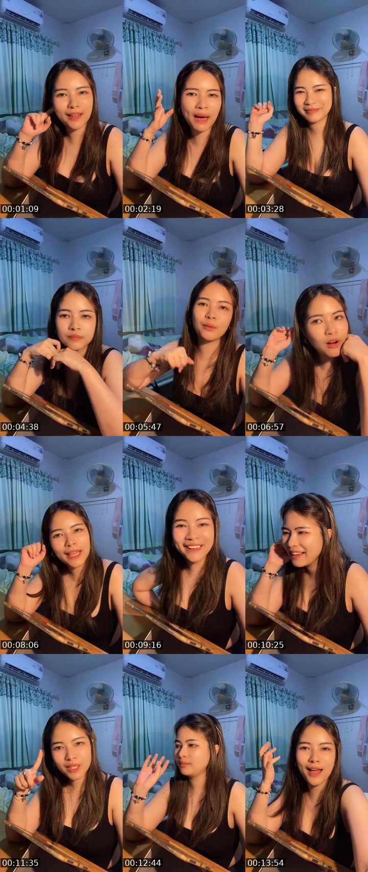 Contact-sheet preview of [🧋] milktea New vj - Benze🦦's MICO Live recording