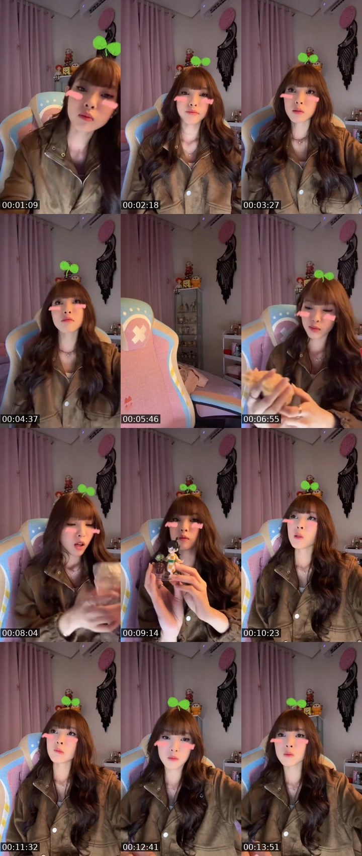 Contact-sheet preview of ᴮᵃˢˢSawako pk tgl 30's MICO Live recording