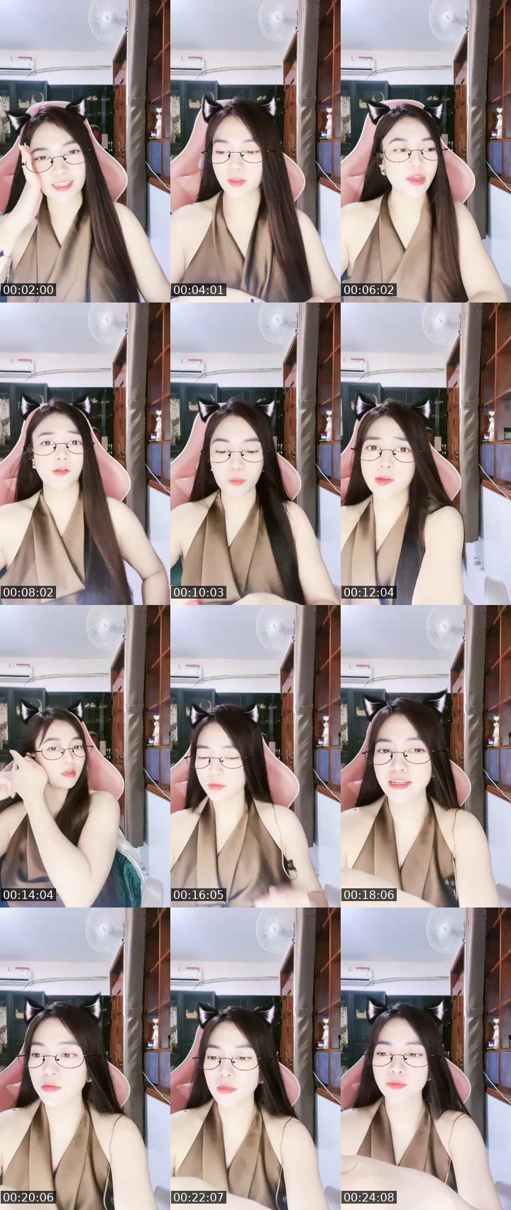 Contact-sheet preview of -43k Zoiii Nè 💕's MICO Live recording