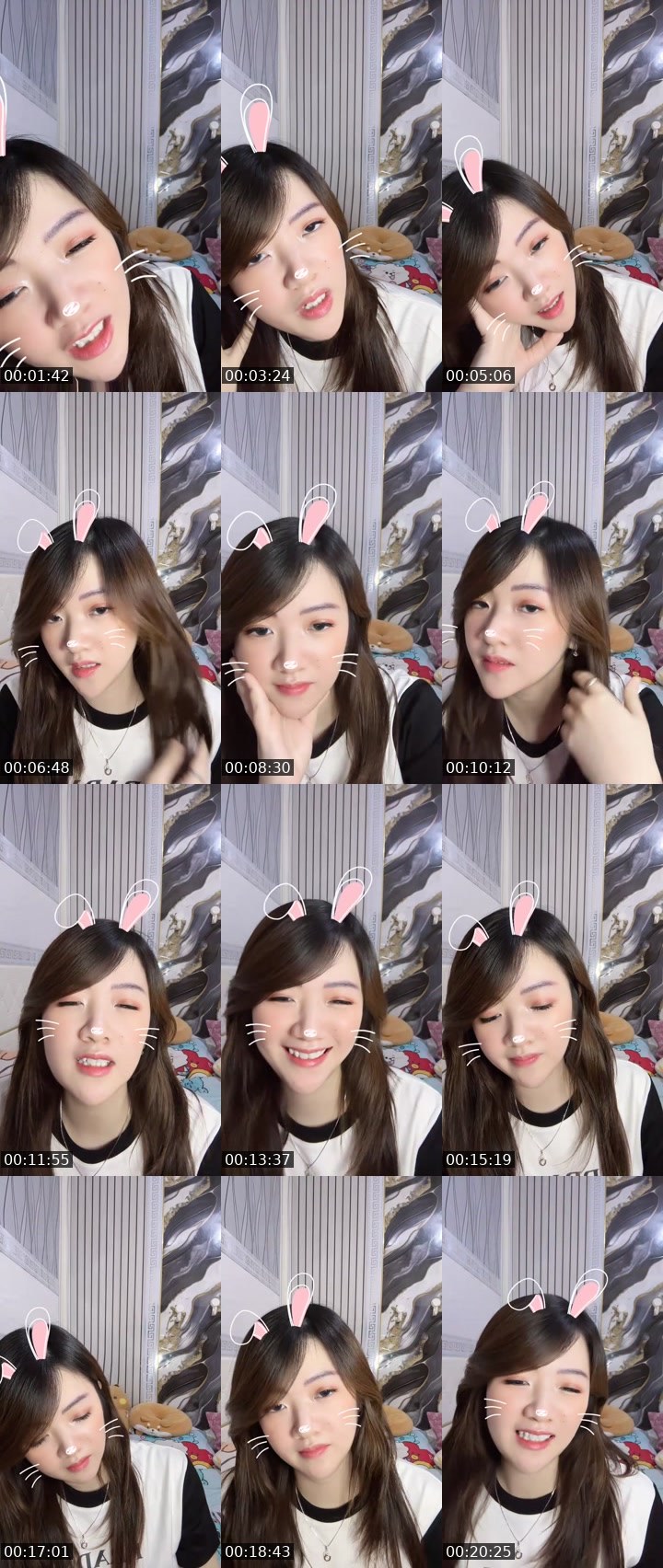 Contact-sheet preview of Cheryzz❄️💎ᴱᴸᴵᵀᴱ's MICO Live recording
