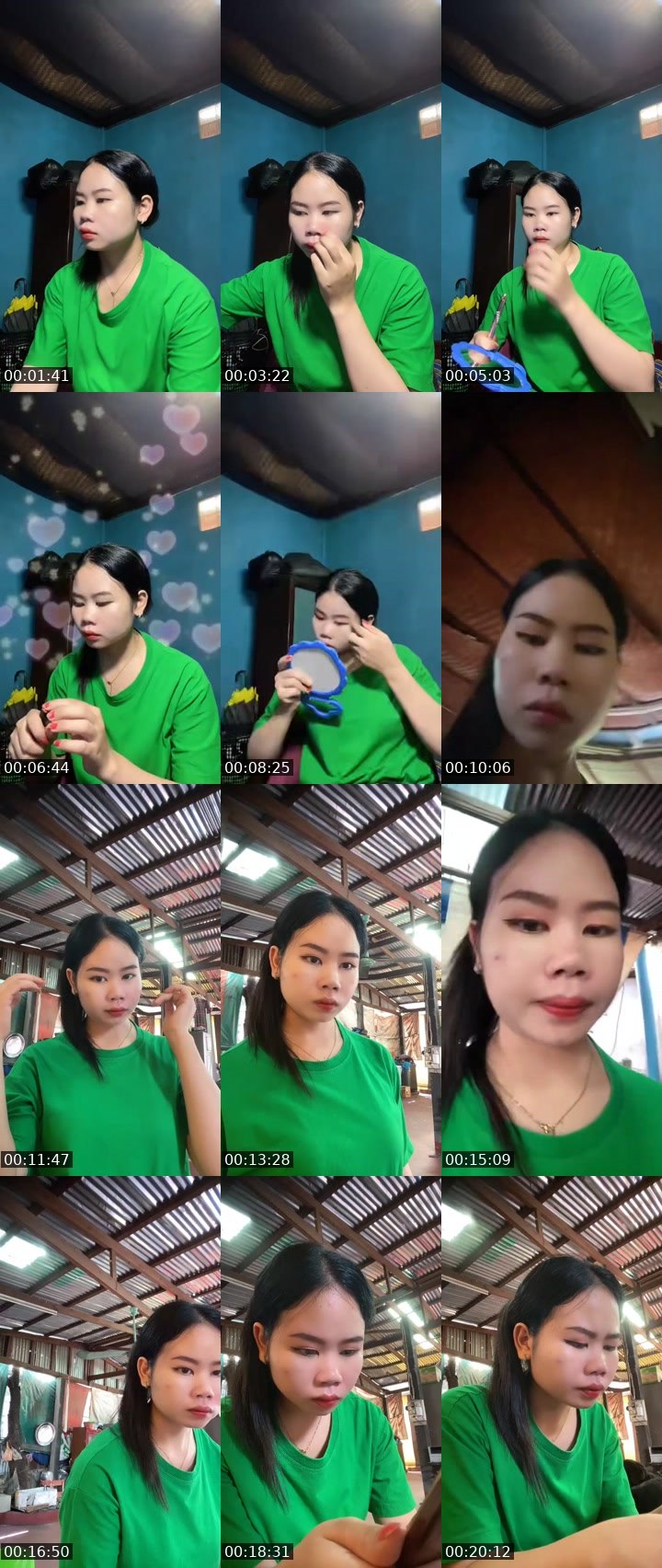 Contact-sheet preview of 🐚หวาน🌻{BRB }🌷's MICO Live recording