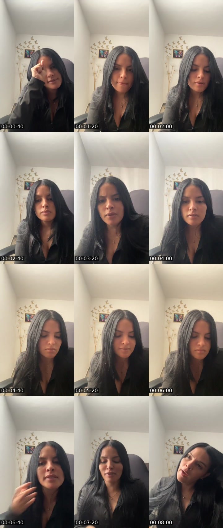 Contact-sheet preview of 🦋 Caro 🇻🇪ᶠ⁵⁰⁴'s MICO Live recording