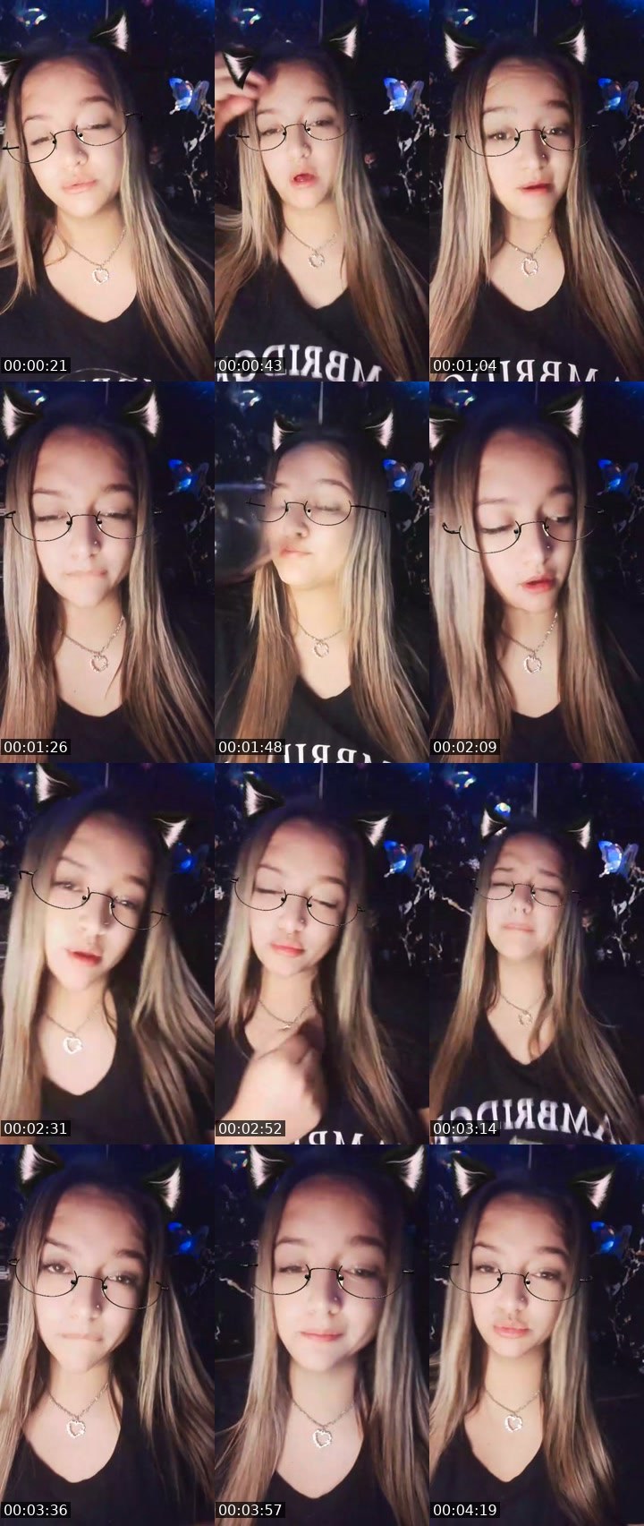 Contact-sheet preview of 😈👀ᴱDiabla🇨🇺 Sofia MG🐊🔱G's MICO Live recording