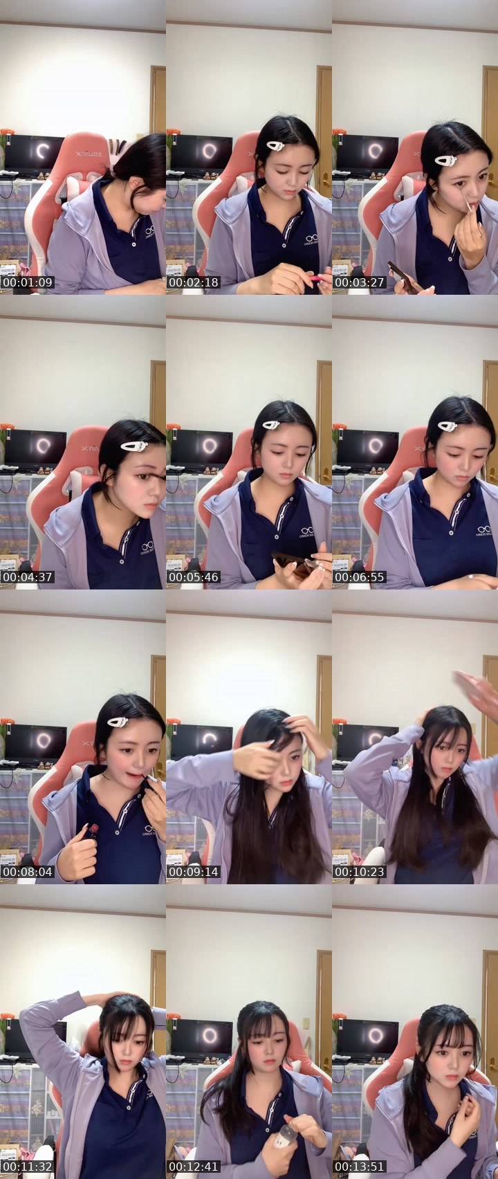 Contact-sheet preview of YUKI🐰🎮🍓's MICO Live recording