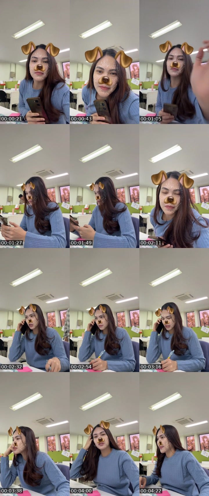 Contact-sheet preview of Meimei's MICO Live recording